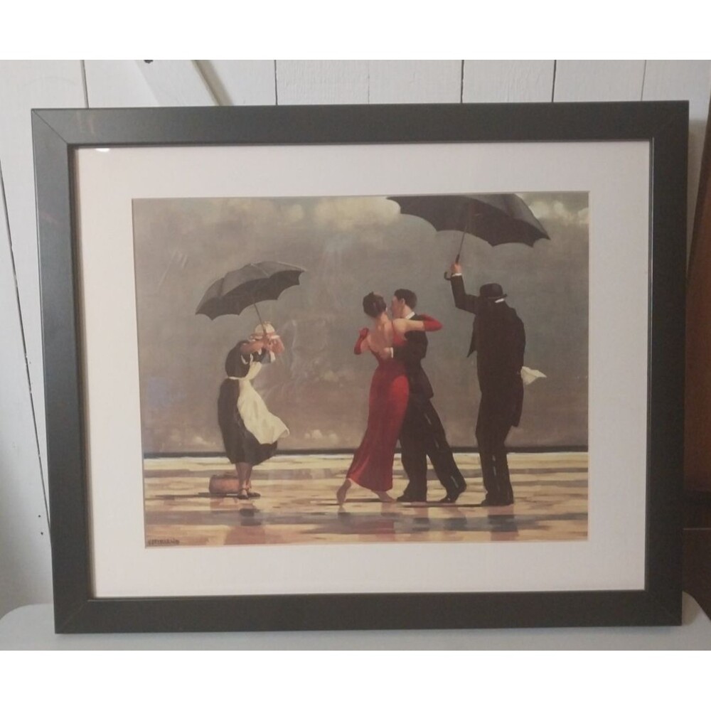 The Singing Butler Jack Vettriano Signed Canvas Print Framed 22 X 18” - Picture 8 of 8